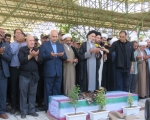 تشییع پیکر مطهر شهید امیر سرتیپ علی‌حسین محمدی با حضور گسترده مردم و مسئولین